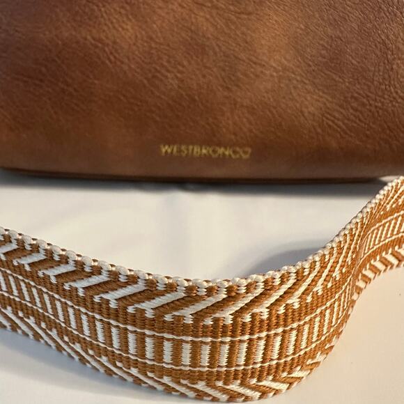 WESTBRONCO Small Crossbody Satchel Purse with Adjustable Strap Vegan Leather - Picture 2 of 6